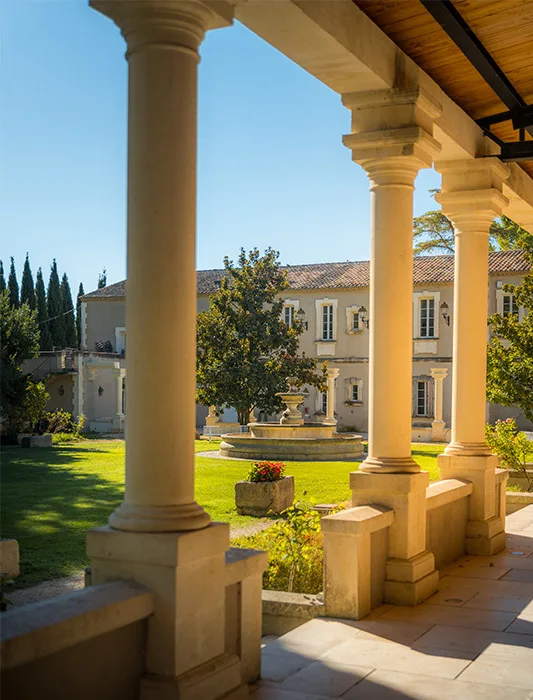 Jardin fontaine grand malherbes