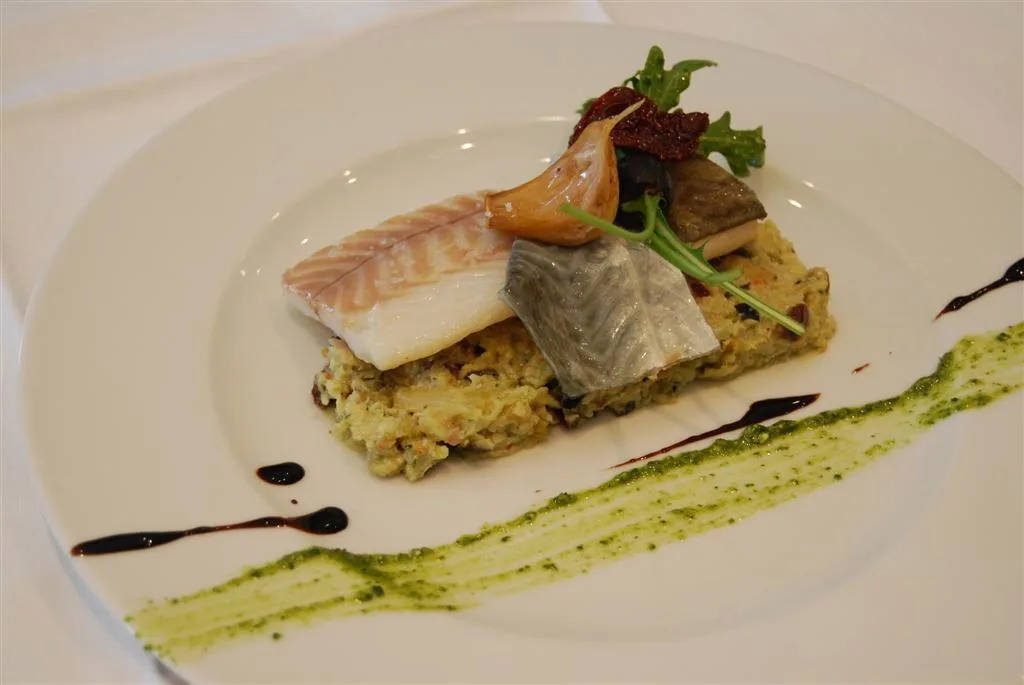Dos de poisson servi à l'assiette du Grand Malherbes